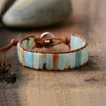 Natural Amazonite Bracelet - Boho Bug