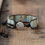 Natural Amazonite Bracelet - Boho Bug