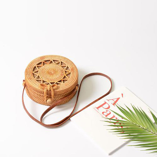 Natural Star Rattan Bag - Boho Bug