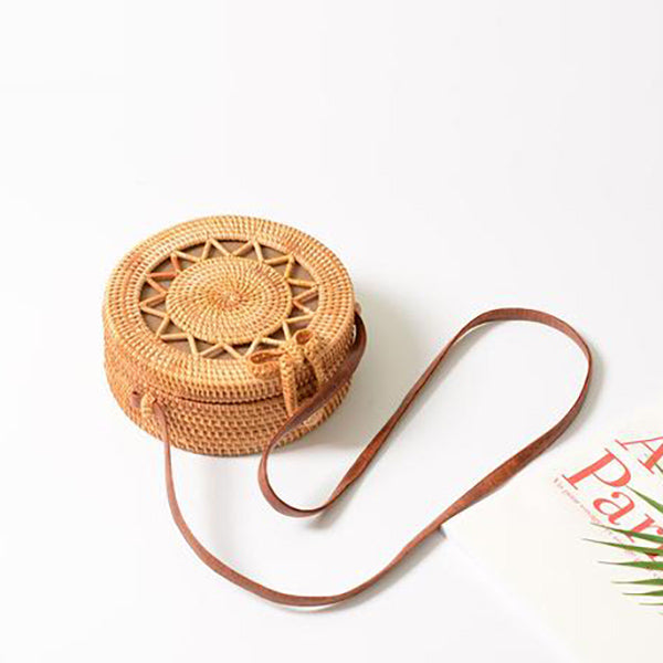 Natural Star Rattan Bag - Boho Bug