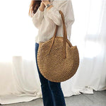 Bali Rattan Tote Bag - Boho Bug